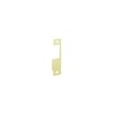 HES 852M-605 8500 Series Electric Strike Faceplate, 4-7/8"H x 1-1/4"W, Bright Brass
