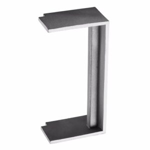 HES 1600-104-629 Lip Extension Trim Adapter for 1600 Series Electric Strikes, Bright Stainless Steel