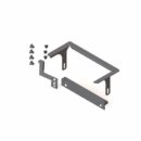 HES 1600-106-BSP Adapter and Trim Enhancer Kit for 1600 Series Electric Strikes, Black Suede Powder Coat