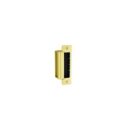 HES 1600-CLB-605-DLM 1600 Series Complete Electric Strike for Latchbolt Locks with 1LB Faceplate Kit, Dual Lock Monitor, Bright Brass