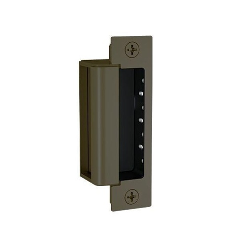 HES 1600-CLB-613E-DLM 1600 Series Complete Electric Strike for Latchbolt Locks with 1LB Faceplate Kit, Dual Lock Monitor, Dark Oxidized Satin Bronze Powder