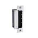 HES 1600-CLB-629-LM 1600 Series Complete Electric Strike for Latchbolt Locks with 1LB Faceplate Kit, Lock Monitor, Bright Stainless Steel