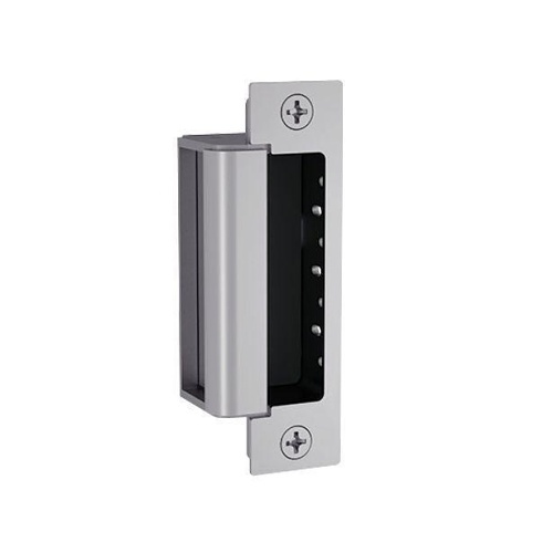 HES 1600-CLB-630-LMS 1600 Series Complete Electric Strike for Latchbolt Locks with 1LB Faceplate Kit, Lock Monitor and Strike Monitor, Satin Stainless Steel