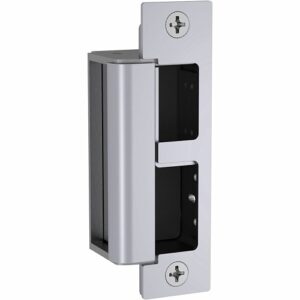 HES 1600-CS-606-DLMS 1600 Series Complete Electric Strike with 1LB and 1DB Faceplate Kits, Dual Lock Monitors and Strike Monitor, Satin Brass