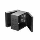 AtlasIED 310-12 19" 10RU Wide Opening Stand-Alone Wall Cabinet with Adjustable Rails