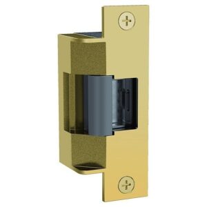 HES 7501-606 7501 Series Electric Strike, Clear Coated, Satin Brass