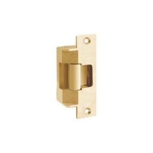 HES 7501-606-LBM 7501 Series Electric Strike with Latchbolt Monitoring, Clear Coated, Satin Brass