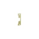 HES 791-605 7000 Series, Faceplate 4-7/8x1-1/4, Flat with Square Corners, Bright Brass