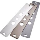 HES 9000-108-630 1/8" Aluminum Spacer Bracket for Surface Mounted Electric Strikes, Satin Stainless Steel