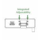 HES 9100L-630 9100 Series Left Hand Surface Mounted Electric Strike, Satin Stainless Steel
