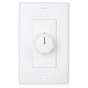 AtlasIED AT100D Deluxe Decora Plate Mounted 100W Attenuator, 3dB Steps