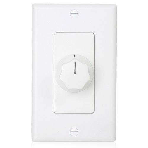 AtlasIED AT100D Deluxe Decora Plate Mounted 100W Attenuator, 3dB Steps