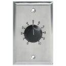 AtlasIED AT35 35W Single Gang Stainless-Steel 70.7V Commercial Attenuator