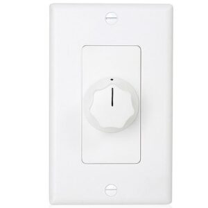 AtlasIED AT35D Deluxe Decora Plate Mounted 35W Attenuator, 3dB Steps