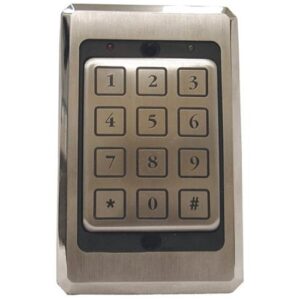 Bosch D8229 Access Keypad, LED Indicators, Stainless Steel