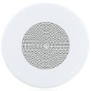 AtlasIED DD87W-HC 8" In-Ceiling Coaxial Speaker with 70.7V 8W Transformer, Baffle, and Hyfidrophobic Treatment Coating