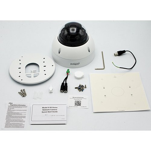 Dahua DH-IPC-HDBW7442HN-ZFR Ultra-Series 4MP IR Dome Camera, 2.7-12mm Varifocal Lens, White