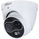 Dahua DHI-TPC-DF1241-B7F8-S2 Lite-Series Hybrid Thermal Turret IP Camera, 7mm Thermal Lens, 8mm Visible-Light Lens, White