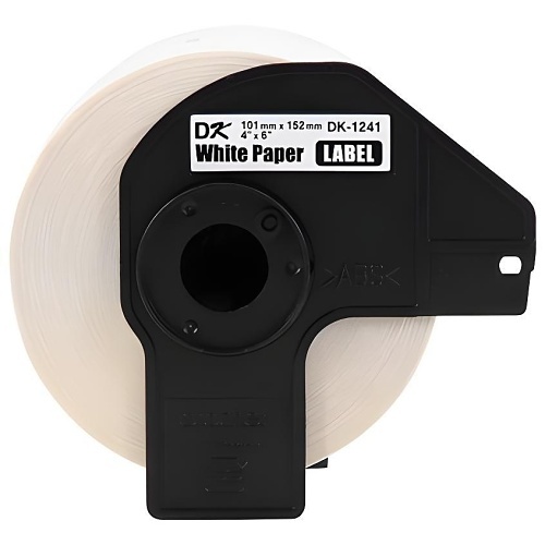Brother DK1241 4 x 6 Shipping Paper Labels, 2-Pack