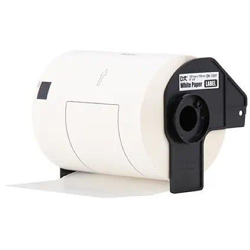 Brother DK1241 4 x 6 Shipping Paper Labels, 2-Pack