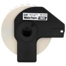 Brother DK2210 1.1 x 100 White Paper Label