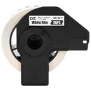 Brother DK2211 1.1"x50 White Film Label