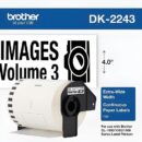 Brother DK2243 4 x 100 White Paper Label
