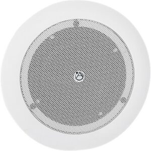 AtlasIED DLS4 4" In-Ceiling Full Range Speaker with 8W 70V, 100V Transformer and Press Fit Grill