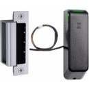 HES ES100-15LMH-IPS-630 Wireless Electric Reader and Strike with Aperio Technology, Complete Pac for Latch Bolts with Monitoring and Hub, RFID, Satin Stainless Steel