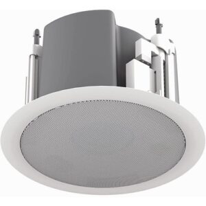 AtlasIED FAP33T-W 3" Full Range In-Ceiling Speaker with 16W 70V, 100V Transformer, Ported Enclosure and Safety First Mounting
