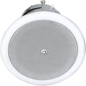 AtlasIED FAP42T-UL2043 4" Coaxial In-Ceiling Speaker with 16W 70/100V Transformer, Ported Enclosure and UL2043 Certification