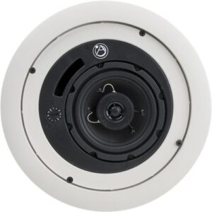 AtlasIED FAP42TC 4" Shallow Mount Coaxial In-Ceiling Speaker with 16W 70V, 100V Transformer