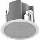 AtlasIED FAP43T-W 4.5" Coaxial In-Ceiling Speaker with 32W 70V, 100V Transformer, Ported Enclosure and Safety First Mounting System
