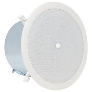 AtlasIED FAP62T 6" Coaxial In-Ceiling Speaker with 32W 70V, 100V Transformer and Ported Enclosure