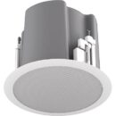 AtlasIED FAP63T-W 6.5" Coaxial In-Ceiling Speaker with 32W 70V/100V Transformer, Ported Enclosure, and Safety First Mounting System