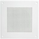 AtlasIED G161-8 8" In-Ceiling Speaker with 4W 25V, 70V Transformer and 161-8 Square Baffle, White