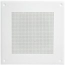 AtlasIED G161-8 8" In-Ceiling Speaker with 4W 25V, 70V Transformer and 161-8 Square Baffle, White