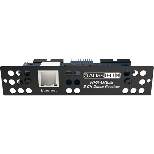 AtlasIED HPA-DAC8 8-Input Dante Accessory Card for HPA Amplifiers