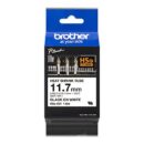 Brother HSE231 11.7mm (0.46in) 1.5m (4.9ft) Size Heat Shrink Tubing Black on White