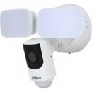 Dahua IPC-L46N-USA Wi-Fi Series 4MP LincX2PRO Floodlight Camera with Active Alarm and Siren, 2.8mm Fixed Lens, White