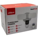 Dahua IPC-L46N-USA Wi-Fi Series 4MP LincX2PRO Floodlight Camera with Active Alarm and Siren, 2.8mm Fixed Lens, White