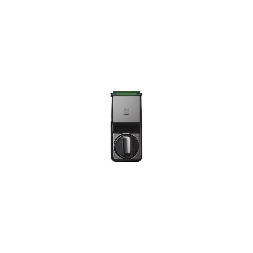 HES K100-622HD-IPS-BP2 Wireless Cabinet Lock, Aperio, Pinch Knob, 1/2" to 1/2" Shaft, Black