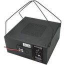 AtlasIED M1000-USA 8" Dual Cone Sound Masking Speaker with 4W 70V Transformer, BAA Compliance, Black