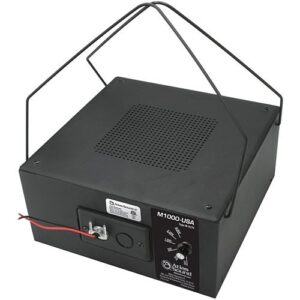 AtlasIED M1000-USA 8" Dual Cone Sound Masking Speaker with 4W 70V Transformer, BAA Compliance, Black