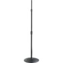 AtlasIED MS43E 25" to 65" Adjustable Section Microphone Stand, Ebony