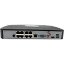 Dahua N41C1P10 NVR, 4 Channels with PoE, 4K Resolution, Supports 1 SATA Port Up to 10TB