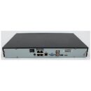 Dahua N42C1P Lite-Series 4K 4-Channel PoE NVR with Smart H.265+, 1U, 4TB HDD