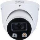 Dahua N43BU82 Lite-Series WizSense 4MP IR Turret IP Camera with Active Alarm and Analytics, 2.8mm Fixed Lens, White
