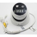 Dahua N43BU82 Lite-Series WizSense 4MP IR Turret IP Camera with Active Alarm and Analytics, 2.8mm Fixed Lens, White
