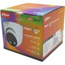 Dahua N45DUD2 Pro-Series 4MP Night Color 2.0 Fusion IP Turret Camera, Dual 2.8mm Fixed Lens, White